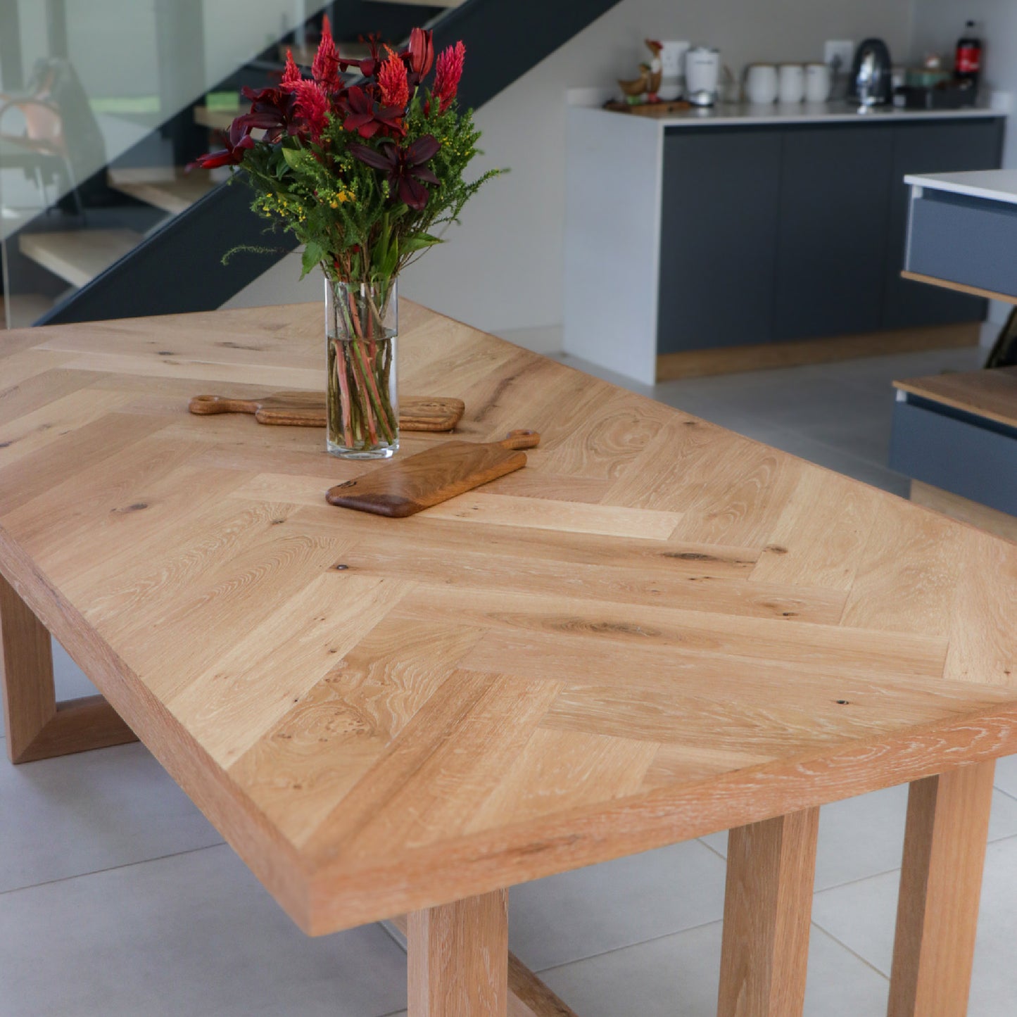 Herringbone Dining Table