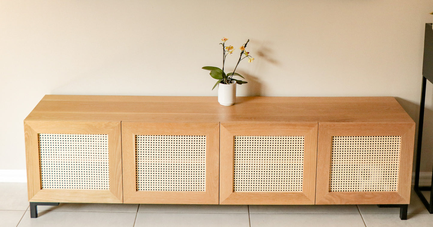 Rattan TV unit